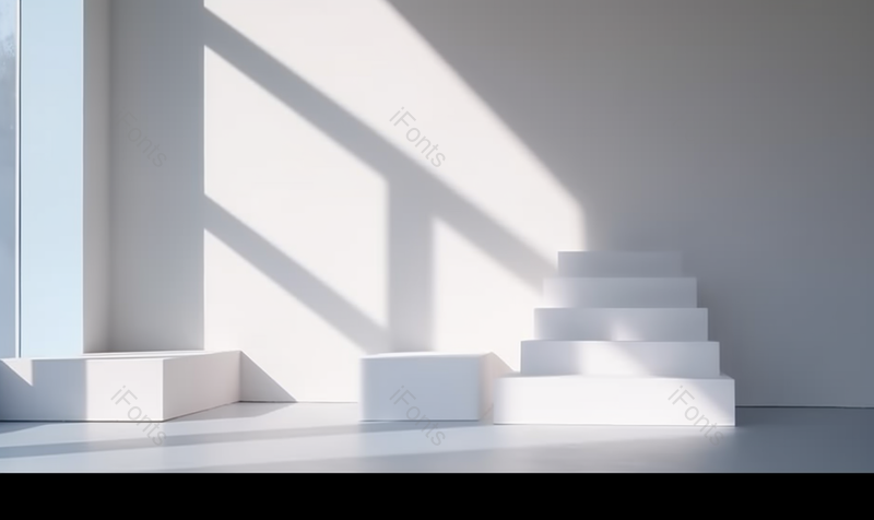 白色背景窗边立体展示台实拍图,高清,摄影图,摄影图片,图片大全,摄影图免费下载